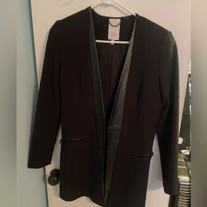 Black tuxedo coat